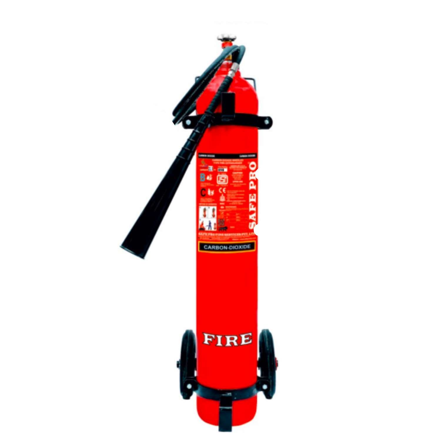 Buy Safepro Trolley Wheeled Co Fire Extinguisher Kg