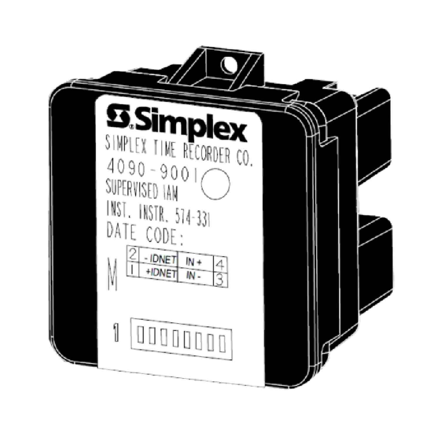 Simplex Addressable Monitor Module Drown Fire