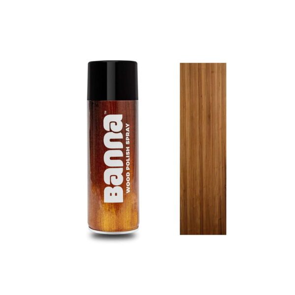 BANNA - Aerosol | Spray Paint – Wood Polish - 440 ML | Teak Wood