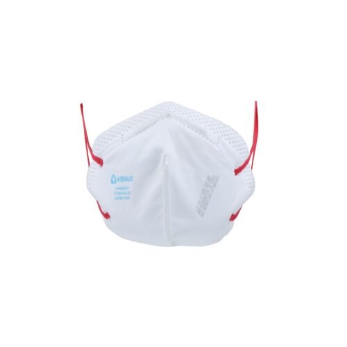 VENUS – 4400N95 | NIOSH N-95 Certified Medical Respirator | Unisex White Colour Fold Flat design | Pack of 50