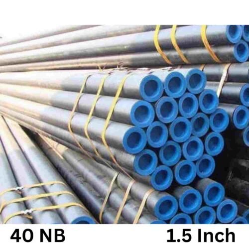 JINDAL – 40 NB | GI Round Pipe | Medium Series | 1.50 Inch | B Class | Per Meter