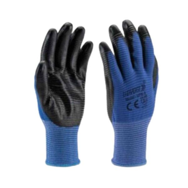 UDYOGI - UPN 3 | Nylon | Lycra U3 Liner | Heavy Nitrile Palm Coating Safety Gloves