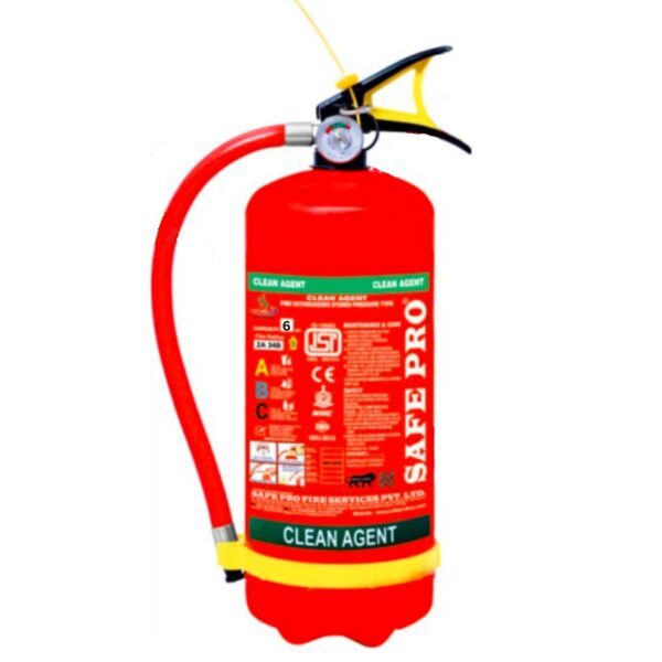 safepro 6kg Clean Agent fire extinguisher