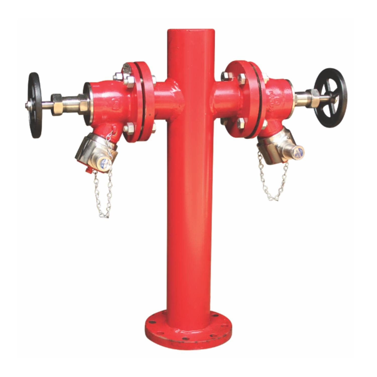 Buy Kartar Double Headed MS Fabricated Stand Post Hydrant