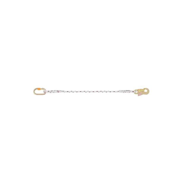 Karam Restraint Twisted Rope Lanyard with One Side Karabiner and Other Side Hook