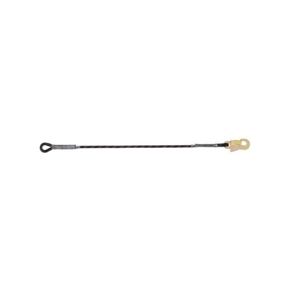 Karam Restraint Kernmantle Rope Lanyard with One Side Loop and Other Side Hook