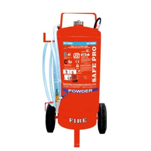 SAFEPRO – 75Kg BC Type | Powder Wheeled Fire Extinguisher