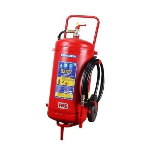 SAFEX – 50 kg ABC Powder Type Stored Pressure Trolley Mounted Fire Extinguishers