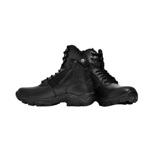 ALLENCOOPER - 6053 | Zipper Combat Safety Boot |‎ Black - Image 3