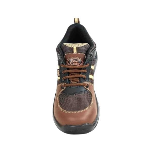 ALLENCOOPER - 3686 | Popcorn Mould Steel Toe Leather Safety Shoe | Brown Color - Image 3