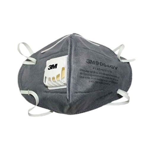 3M – 9004GV | Valved Flat Fold Dust | Mist Respirator | Grey | Pack Of 25