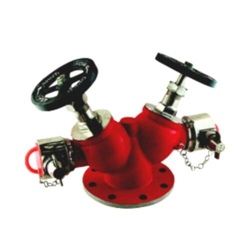 AAAG – 101S | Stainless Steel Double Outlet Landing Valve