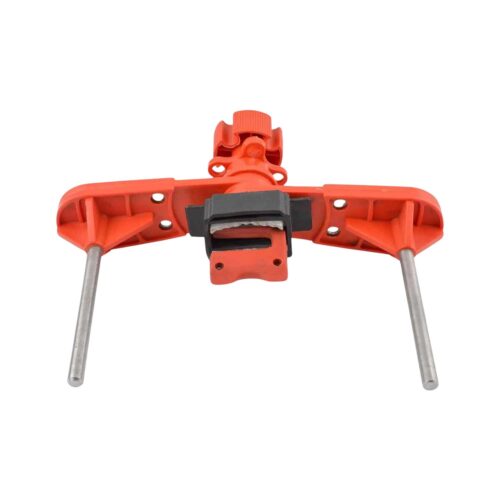 ASIANLOTO – Plastic Red Universal Valve Lockout With Double Arm | 27 cm x 5.5 cm x 23 cm