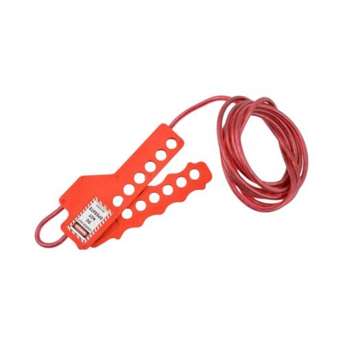 ASIANLOTO – Adjustable Cable LOCKOUT With Non Conductive Cable | 11.5 cm x 4.5 cm x 1.2 cm