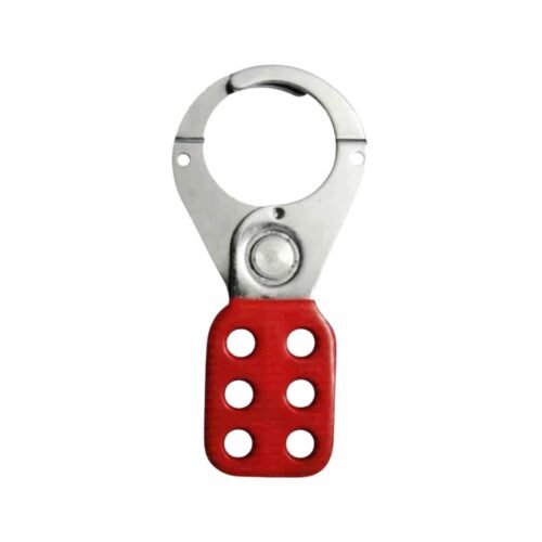 ASIANLOTO – Lockout Hasp Vinyl Coated Red | Set Of-10 (ALC-VCHR)