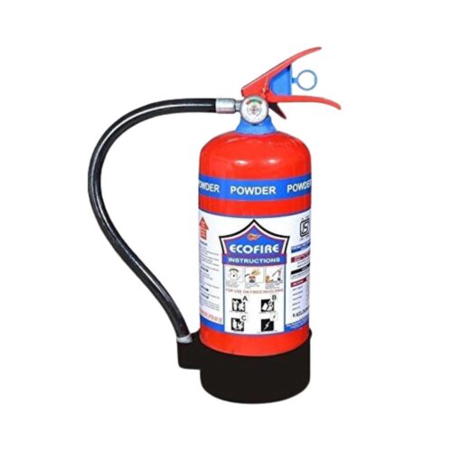 ECOFIRE – 6KG Dry Chemical Powder Type Fire Extinguisher (Red and Black)