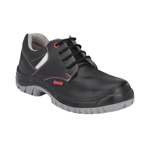 KAVACHA – Gravity Steel Toe Genuine Leather Double Density Safety Shoe (Grey)