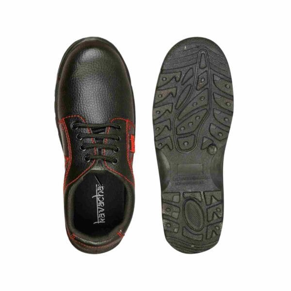 KAVACHA - Steel Toe Safety Shoes S204 PVC Sole Steel Toe Synthetic Leather Safety Shoe - Image 3