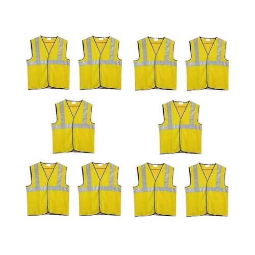 KTAUTOMATION – Reflector Safety Jacket | Yellow | Pack Of 10