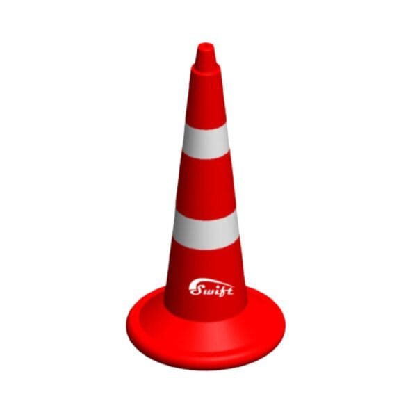 SWIFT - RSC-1000 | LLDPE Round Base Traffic Cones | 1000mm
