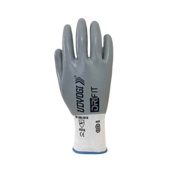 UDYOGI - Drifit Polyester Liner Heavy Nitrile Fully Coated Safety Gloves