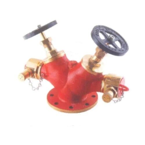 AAAG – 63mm Gun Metal Double Outlet Landing Valve