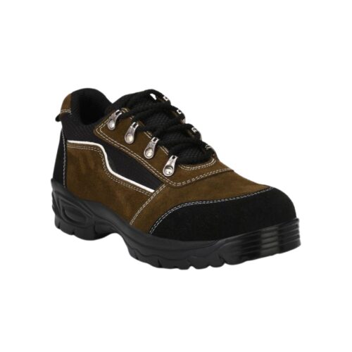 KAVACHA – R501 Suede Leather Steel Toe PU Sole Safety Shoe