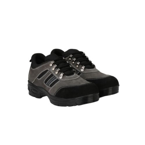 KAVACHA – R502 Suede Leather Steel Toe PU Sole Safety Shoe