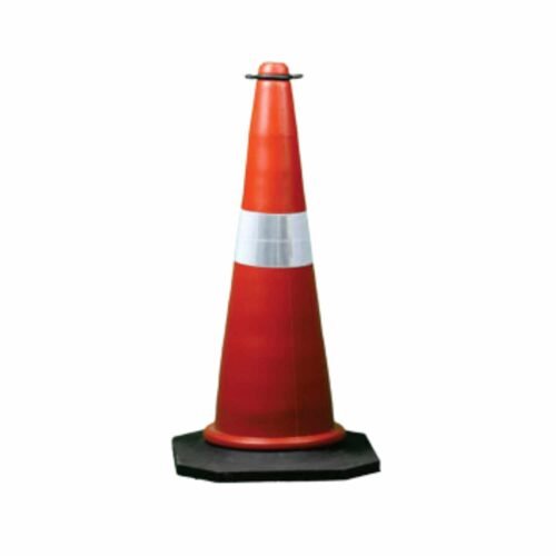 H2 – 750mm | 2.3kg Fresh Red Roto Traffic Cone Along With Cone Ring | H2RB750-2