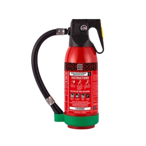 CEASEFIRE – 2kg | HFC 123 Clean Agent Fire Extinguisher MS SP Red (Gun Housing)