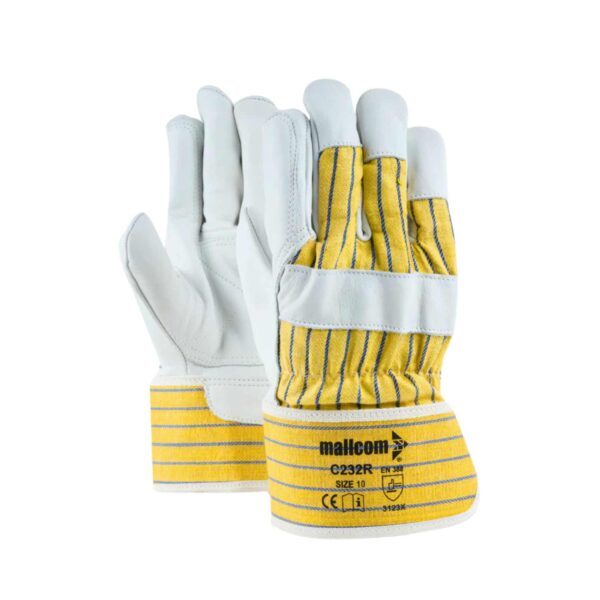 MALLCOM - C232R | Natural grain leather Canadian gloves