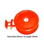 AAAG Swinging Fire Hose Reel Drum With Nozzle (20mm & 25mm, 30m & 40m) Rubber braided 20mm x 30m