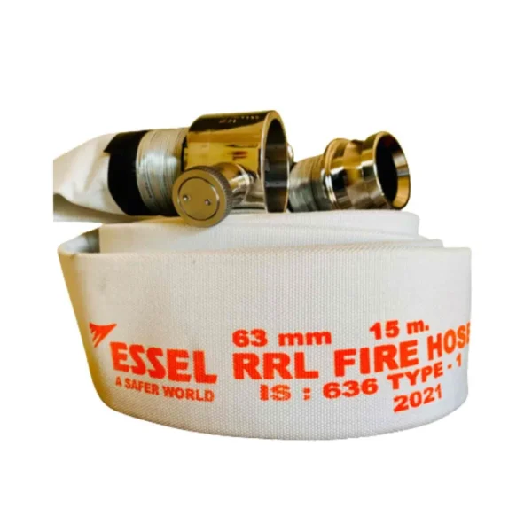 Essel 63 mm RRL Fire Hose with SS Couplings