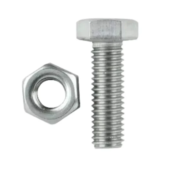 GI Nut Bolt, 16 mm (50 to 150 mm Long)