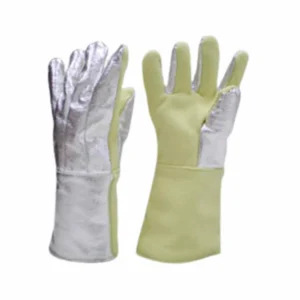 HICARE Aluminized Heat Resistant Gloves (Aluminized Aramid & Alumaster) Aluminized aramid 14 inch