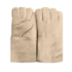 HICARE Kevlar Fire Safety Gloves (Heat Resistant, 14 to 22 Inch) Kevlar 750 GSM HQ (3 layer) 16 inch