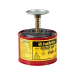Justrite Steel Plunger Dispensing Can (1 Pint, 1 Quart, 1 Gallon) 1 pint (0.5 L) (10008)