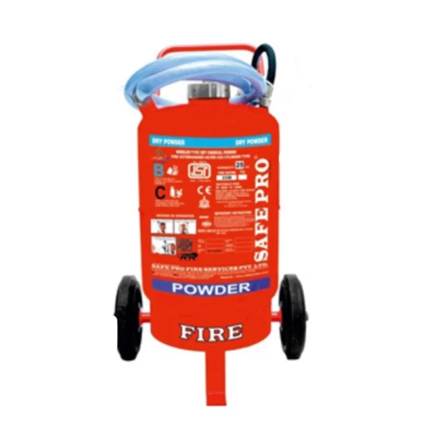 SafePro BC Trolley Fire Extinguisher (25, 50, 75 kg)